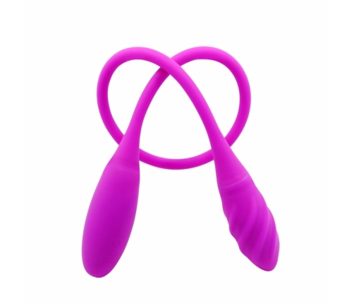 Pretty Love Snaky Vibe Flexible Dual-End Silicone Vibrator, 7 Modes