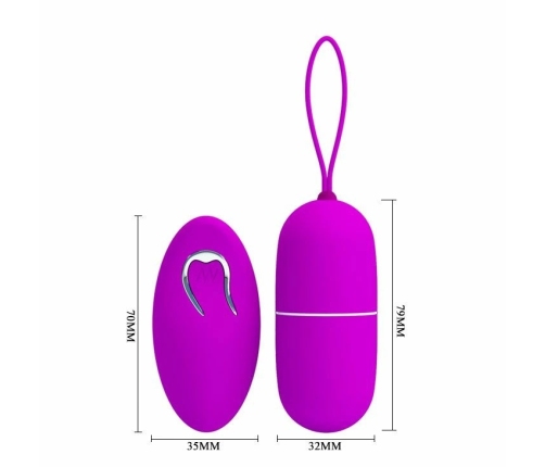 Arvin Vibrating Egg Remote Control 12-Mode Soft Silicone Wireless System