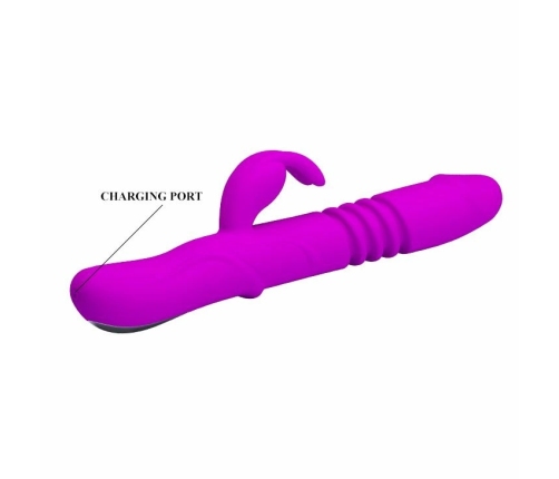 Pretty Love Ward Rotating & Thrusting Multi-Function Silicone Device