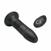 Magic Jingers Silicone Vibrating & Thrusting Plug Black Remote Control