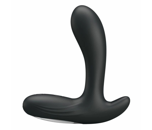 Baile Backie Vibrating Plug 30 Modes Rechargeable Black Silicone