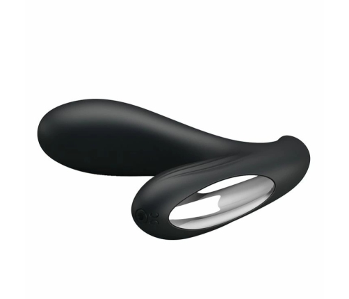 Baile Backie Vibrating Plug 30 Modes Rechargeable Black Silicone