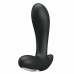 Baile Backie Vibrating Plug 30 Modes Rechargeable Black Silicone