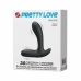Baile Backie Vibrating Plug 30 Modes Rechargeable Black Silicone