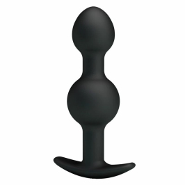 Svakom Weighted Double Silicone Plug with Internal Motion System Black