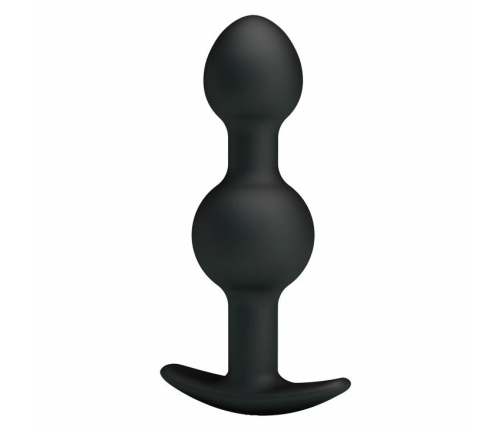 Svakom Weighted Double Silicone Plug with Internal Motion System Black