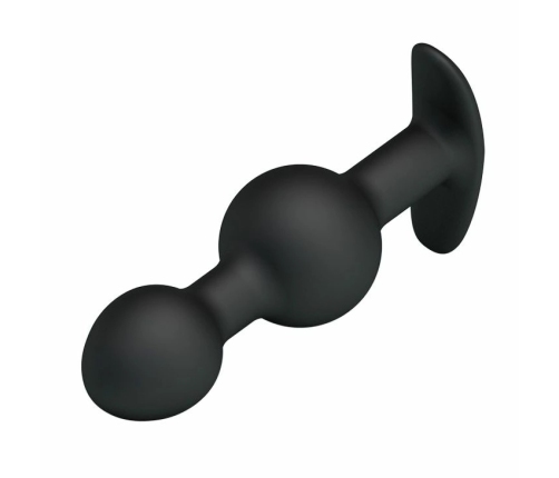 Svakom Weighted Double Silicone Plug with Internal Motion System Black