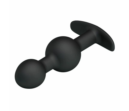 Svakom Weighted Double Silicone Plug with Internal Motion System Black