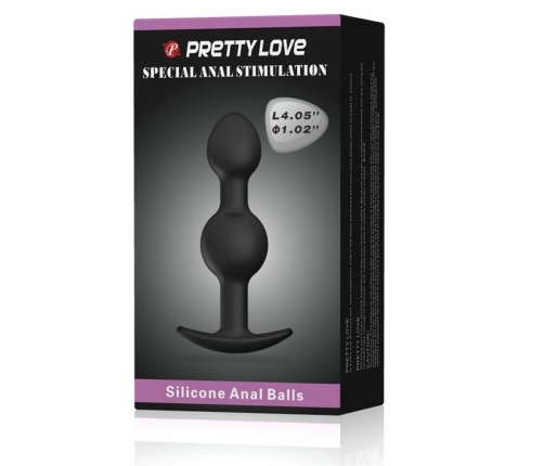 Svakom Weighted Double Silicone Plug with Internal Motion System Black