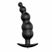Pretty Love Vibrating Silicone Plug with Remote Control, Small, Black