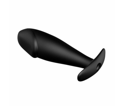Svakom Primo Silicone Vibrating Plug with Wireless Remote, Black, Small