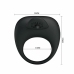 Pretty Love Vibrating Intimate Ring with Stimulating Tongue - Silicone, Black