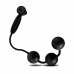 Blush Anal Adventures Platinum Silicone Beads with Vibrating Ring Set