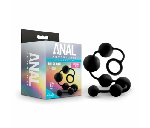 Blush Novelties Anal Adventures Platinum Large Silicone Beads 30 cm