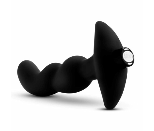 Blush Novelties Anal Adventures Platinum Vibrating Massager 03 Silicone Black