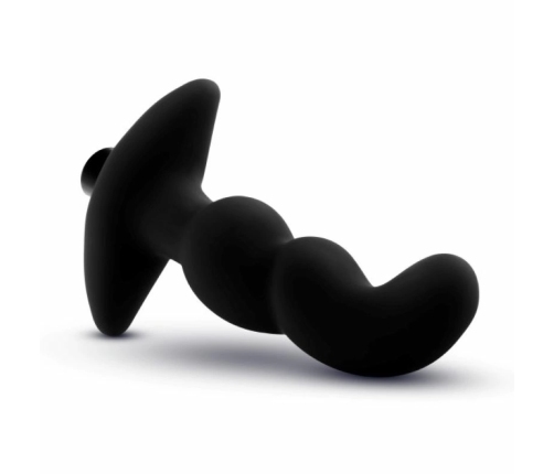 Blush Novelties Anal Adventures Platinum Vibrating Massager 03 Silicone Black