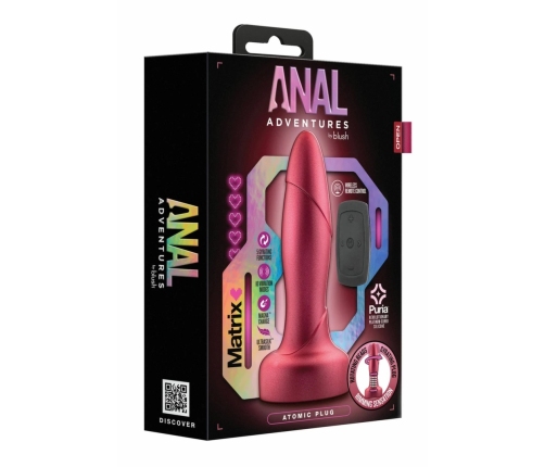 Blush Novelties Matrix Atomic Plug Remote-Controlled Martian Wine