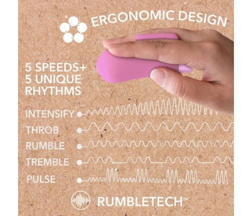 Blush Gaia Eco Delight Intimate Machine, Purple, Rechargeable, 10 Modes