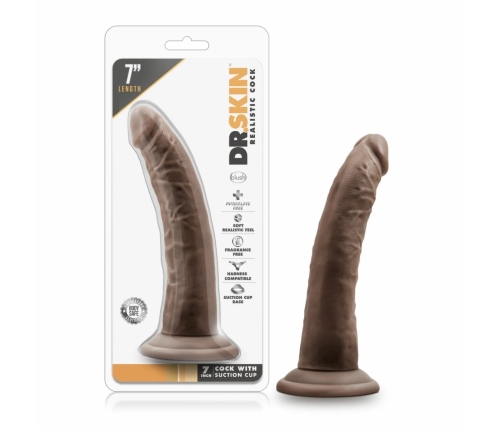 Blush Dr. Skin 7'' Anatomical Model with Suction Cup, Soft PVC Beige