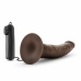 Blush Dr. Skin Dr. Dave Vibrating Model with Suction Base Chocolate 18cm
