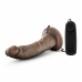 Blush Dr. Skin Dr. Dave Vibrating Model with Suction Base Chocolate 18cm