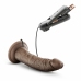 Blush Dr. Skin Dr. Dave Vibrating Model with Suction Base Chocolate 18cm