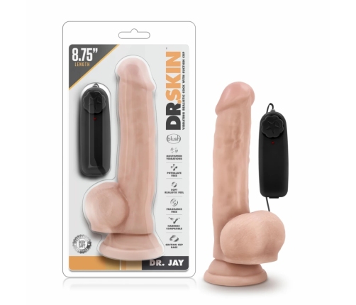 Dr. Skin Dr. Jay Intimate Device with Suction Base 22cm Vanilla