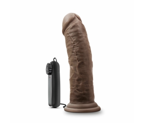 Dr. Skin Dr. Joe 8 Inch Vibrating Intimate Model with Suction Cup Chocolate
