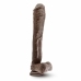 Dr. Skin Mr. Ed XL 33 cm Chocolate Anatomical Model With Suction Base