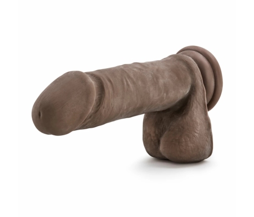Blush Dr. Skin Mr. Magic 9” Intimate Machine with Suction Base - Chocolate