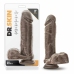 Blush Dr. Skin Mr. Magic 9” Intimate Machine with Suction Base - Chocolate