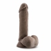 Blush Dr. Skin Mr. Magic 9” Intimate Machine with Suction Base - Chocolate