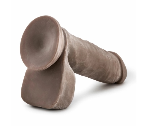 Blush Dr. Skin Mr. Magic 9” Intimate Machine with Suction Base - Chocolate
