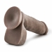 Blush Dr. Skin Mr. Magic 9” Intimate Machine with Suction Base - Chocolate