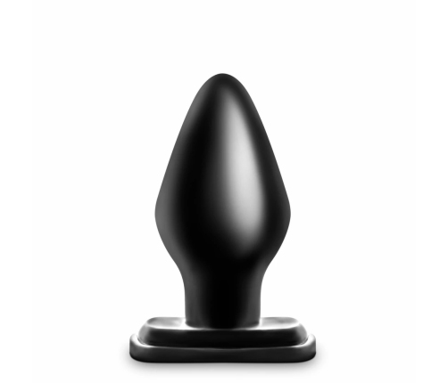 Blush Novelties Anal Adventures XXL Plug Black - Large Size Silicone Plug