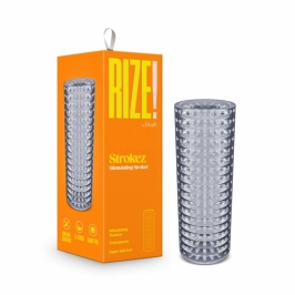 Rize Strokez Transparent Intimate Machine Flexible Sleeve Clear