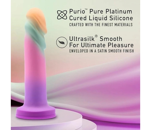 Blush Avant Sunrise Gaze Model, 19 cm, Liquid Silicone, Suction Cup, Multicolor