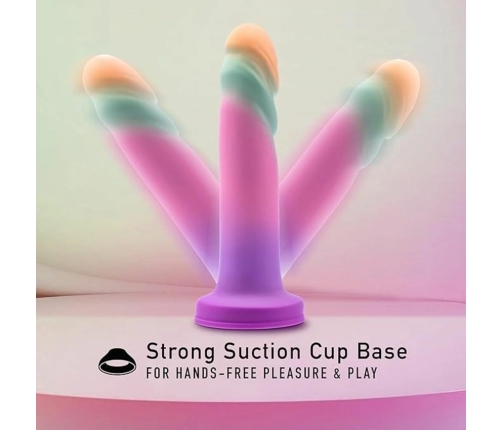 Blush Avant Sunrise Gaze Model, 19 cm, Liquid Silicone, Suction Cup, Multicolor