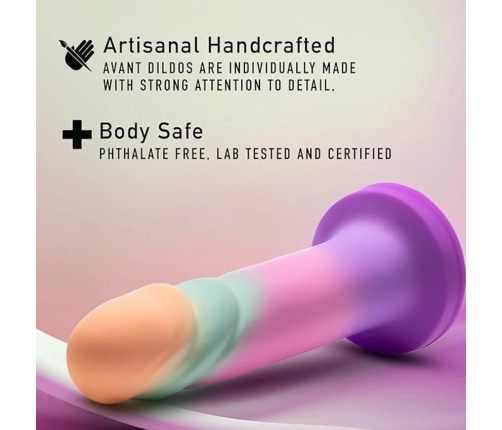 Blush Avant Sunrise Gaze Model, 19 cm, Liquid Silicone, Suction Cup, Multicolor