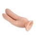 Dr. Skin Double Model 8.5'' Vanilla - Dual Intimate System, PVC