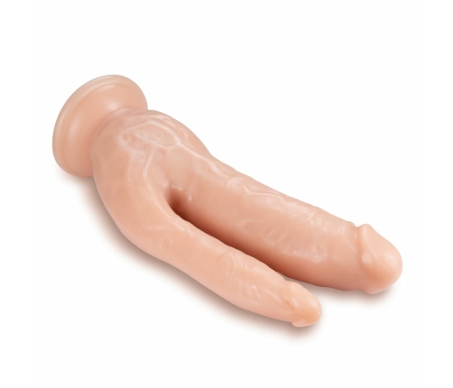 Dr. Skin Double Model 8.5'' Vanilla - Dual Intimate System, PVC