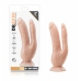 Dr. Skin Double Model 8.5'' Vanilla - Dual Intimate System, PVC