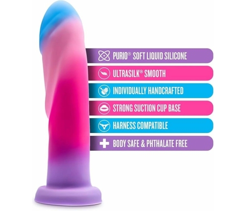 Blush Novelties Avant Borealis Dreams Cotton Candy Silicone Model, Multi-Color