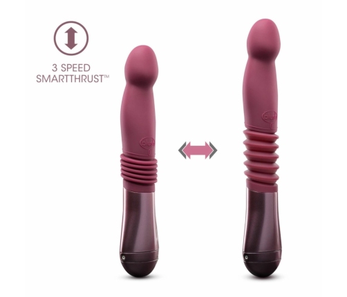Blush Temptasia Trixie Thrusting Silicone Device Wine Red 25.5-28.5cm