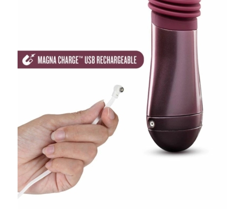 Blush Temptasia Trixie Thrusting Silicone Device Wine Red 25.5-28.5cm