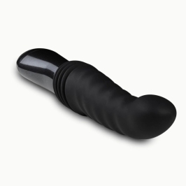 Blush Temptasia Lazarus Black Thrusting Device, Puria™ Silicone, 25.5-28.5cm