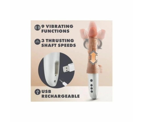 Blush Novelties Dr. Hammer Beige - Thrusting Intimate Machine 17.7 cm