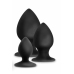 Blush Novelties Anal Adventures Platinum Stout Plug Kit Silicone 3 Sizes