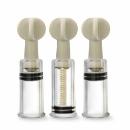 Blush Temptasia Twist Adjustable Suction Set 3pcs Transparent Acrylic