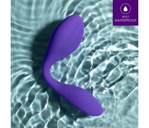 Blush Wellness Duo Flexible Vibrating System Purple Rechargeable Silicone